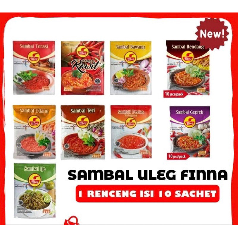 

Sambel uleg all variant 18gr 1rtg isi 10pcs