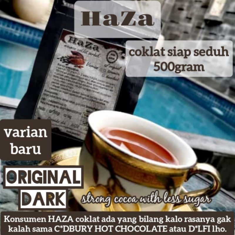 

HaZa Coklat siap seduh - Dark Choco Less Sugar
