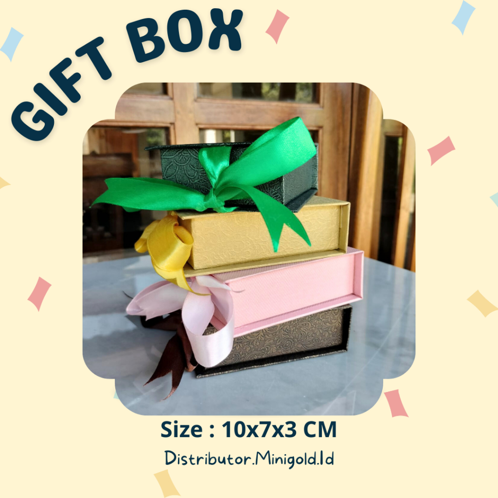 

Gift Box Mini gold Box Antam Kotak Kado Minigold Antam EOA Hartadinata Abadi