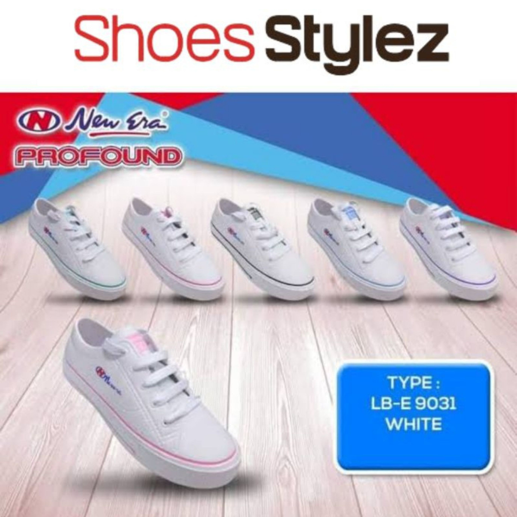 Shoes Stylez - Sepatu NEW ERA Slip On Wanita Karet Terbaru Original Asli