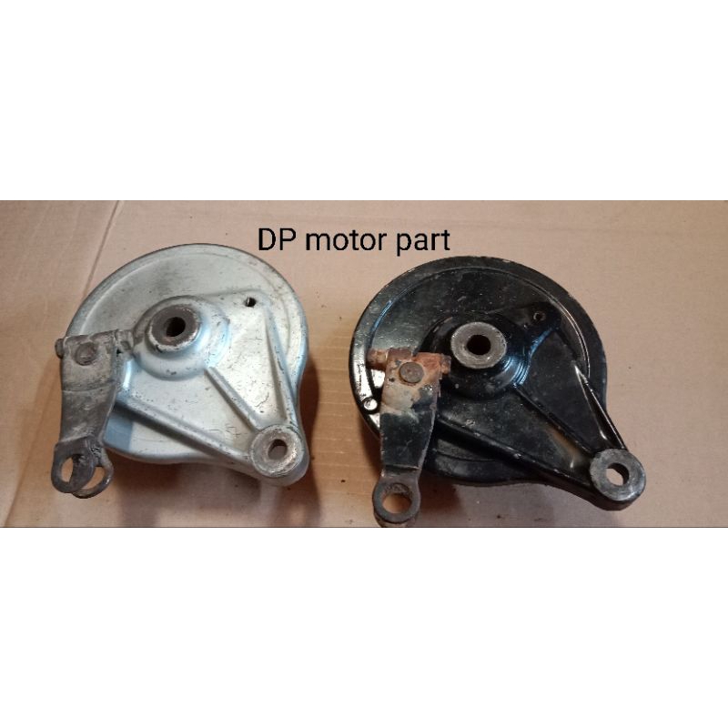 panel tutup tromol tempat kampas rem belakang honda grand supra prima star original second