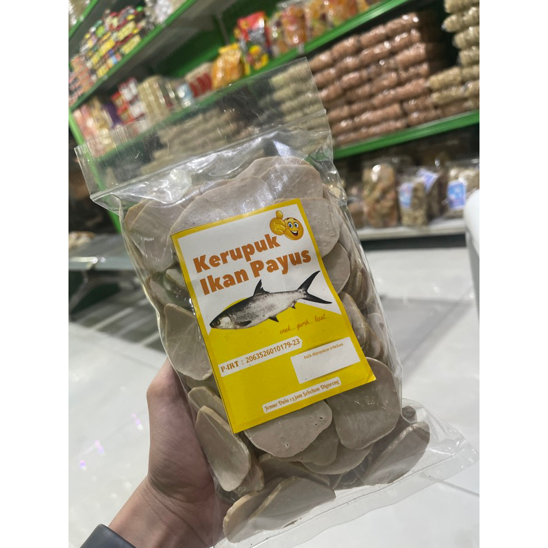 

krupuk ikan payus mentah