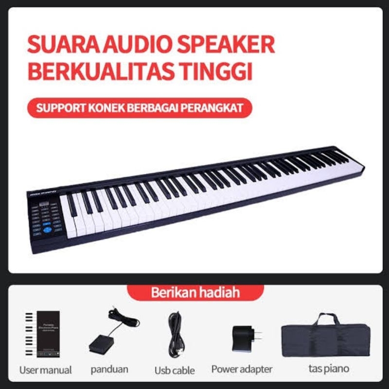 piano profesional MIIGO 61 tuts