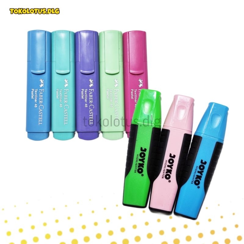 

Stabilo highlighter faber castell joyko