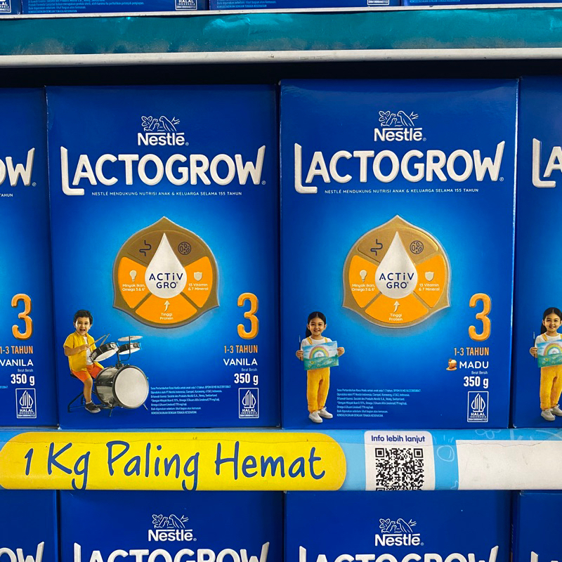 LACTOGROW 3 350GR - MADU | VANILA