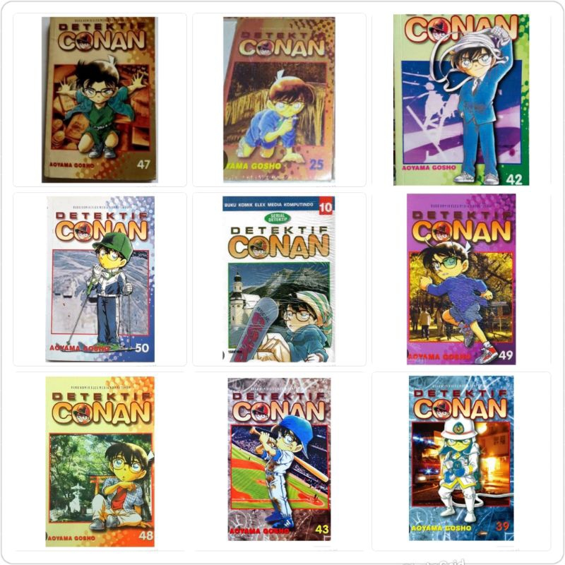 KOMIK CONAN 1-10, 11-20, 21-30, 31-40, 41-50, 51-60, 61-70