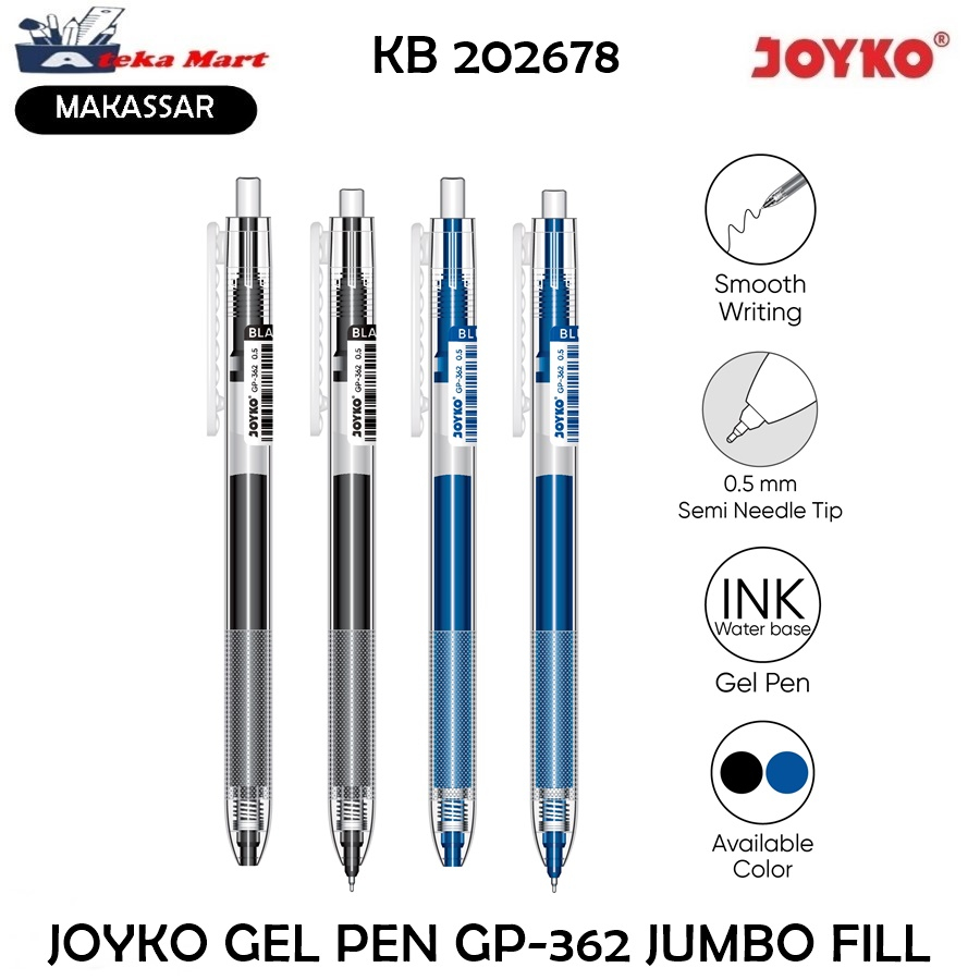

[PCS] JOYKO GEL PEN GP-362 JUMBO FILL