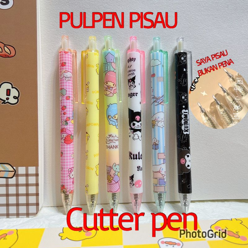 

GPO Pen Cutter Stiker/ PULPEN PISAU PENCIL KNIFES CUTTER/ PENA PISAU STIKER/ PISAU STICKER