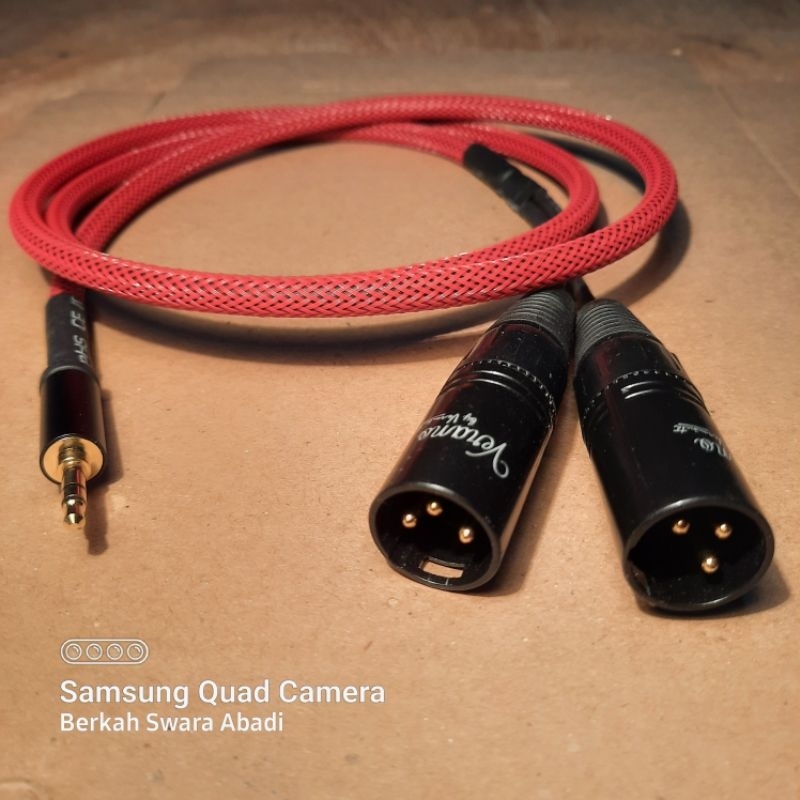 Kabel jack HP Vermouth Mojo Aux to XLR Vermouth Mojo