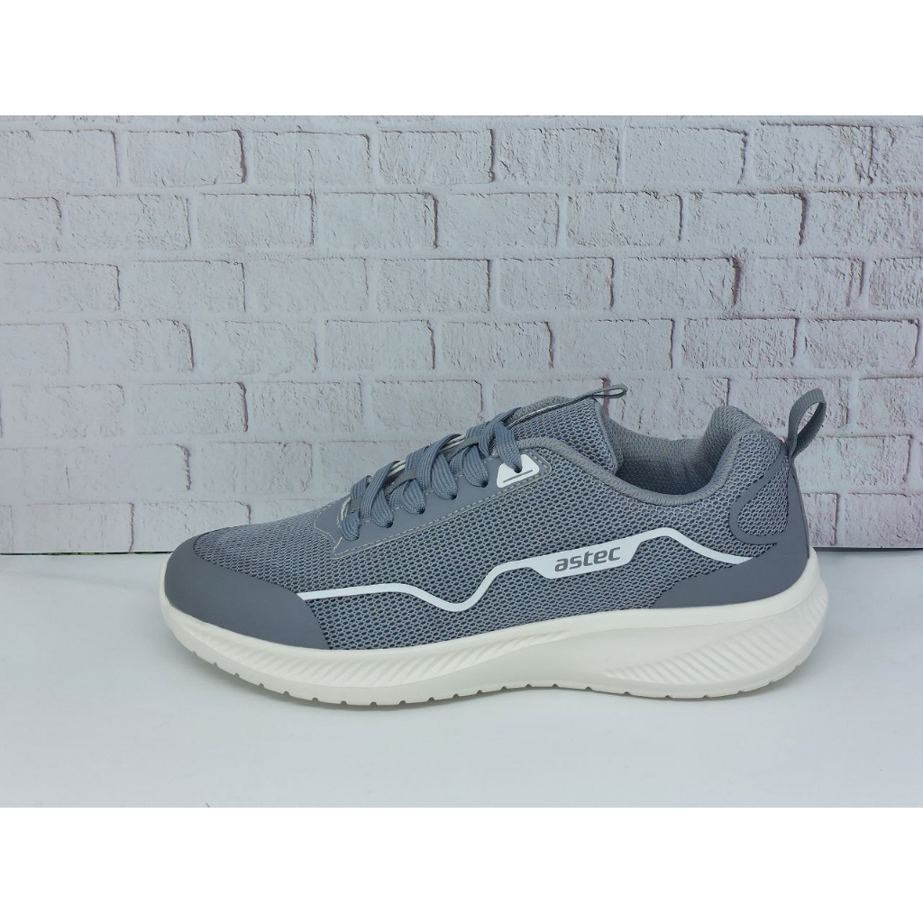 Sepatu Lari Pria abu-abu putih ASTEC 100% ORIGINAL