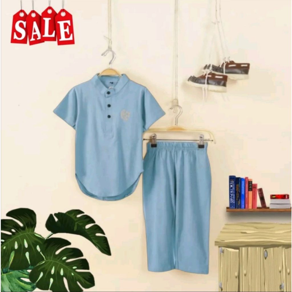 Setelan kurta anak baju Koko anak laki laki