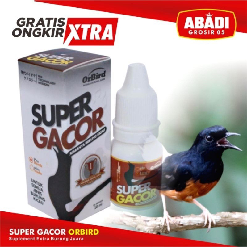 SUPER GACORR ORBIRD VITAMIN BURUNG KACER MURAI KENARI PLECI ORIGINAL