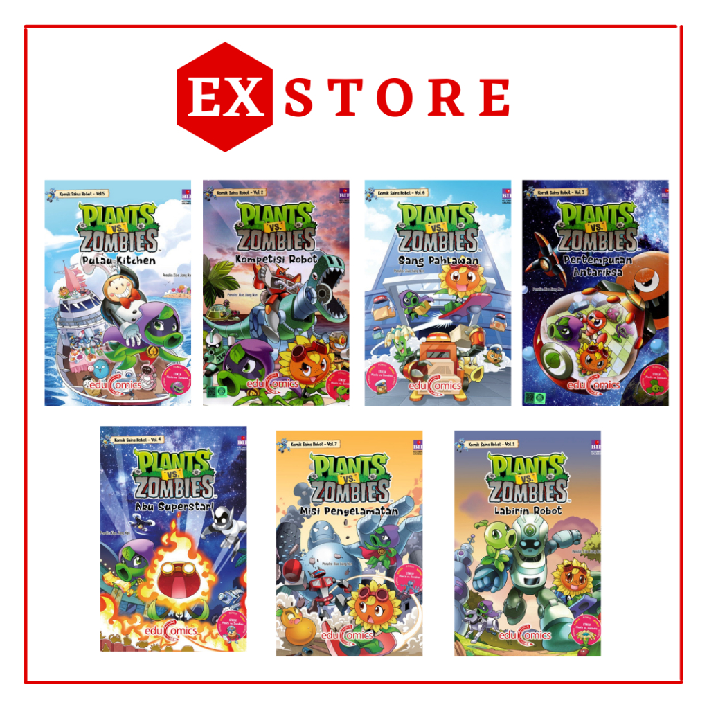 Educomics Plants vs Zombies (Komik Robot)