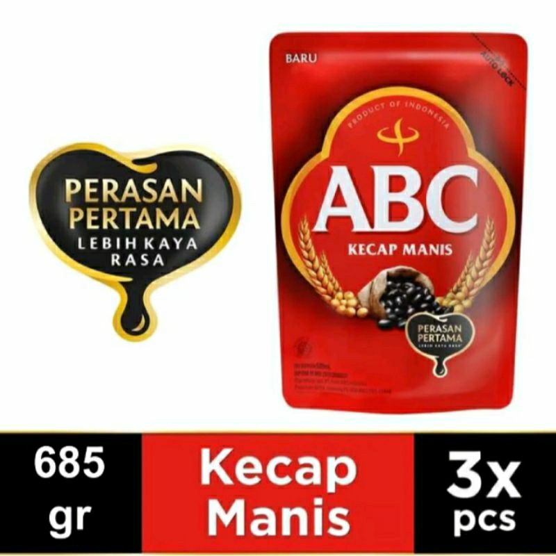 

ABC Kecap Manis 685 gr - Multipack3pcs