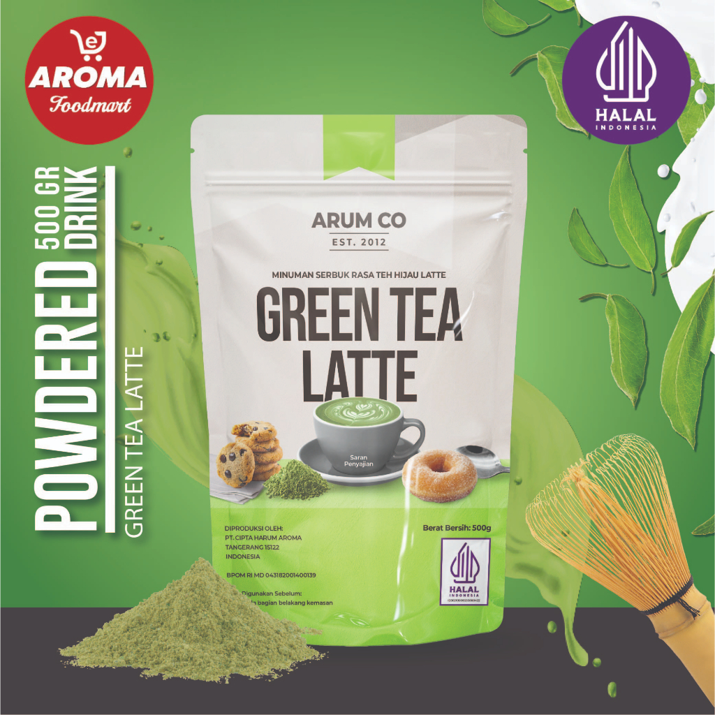 

Arum Co Bubuk Matcha Latte 500gr / Serbuk Green Tea Latte Powder