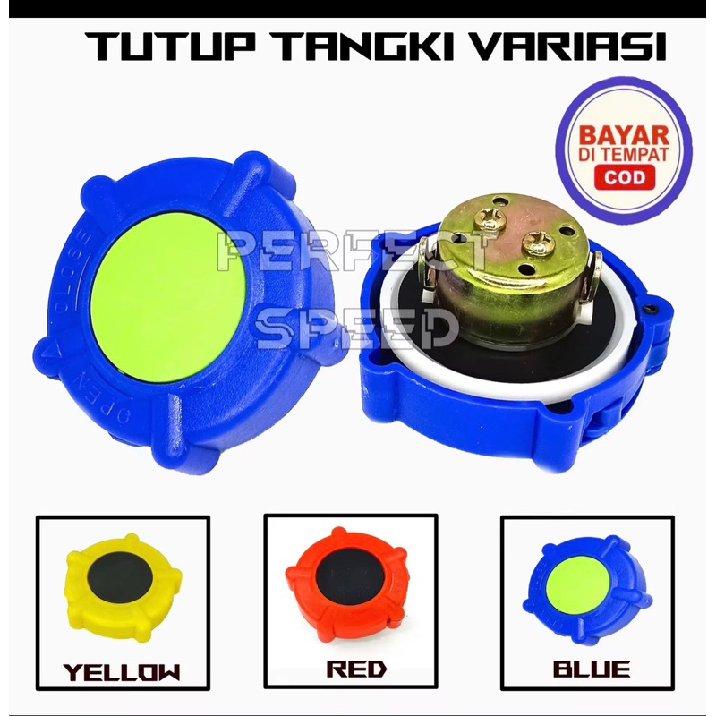 TUTUP TANGKI BENSIN / TUTUP BENSIN VARIASI UNIVERSAL MOTOR MATIC , BEBEK , RX-KING