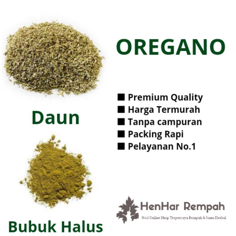 

Oregano Daun / Oregano Bubuk 10 gr, 25 gr, 50 gr, 100 gr