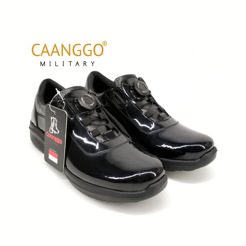 Sepatu pdh tali putar kilap TNI POLRI SECURITY original caanggo