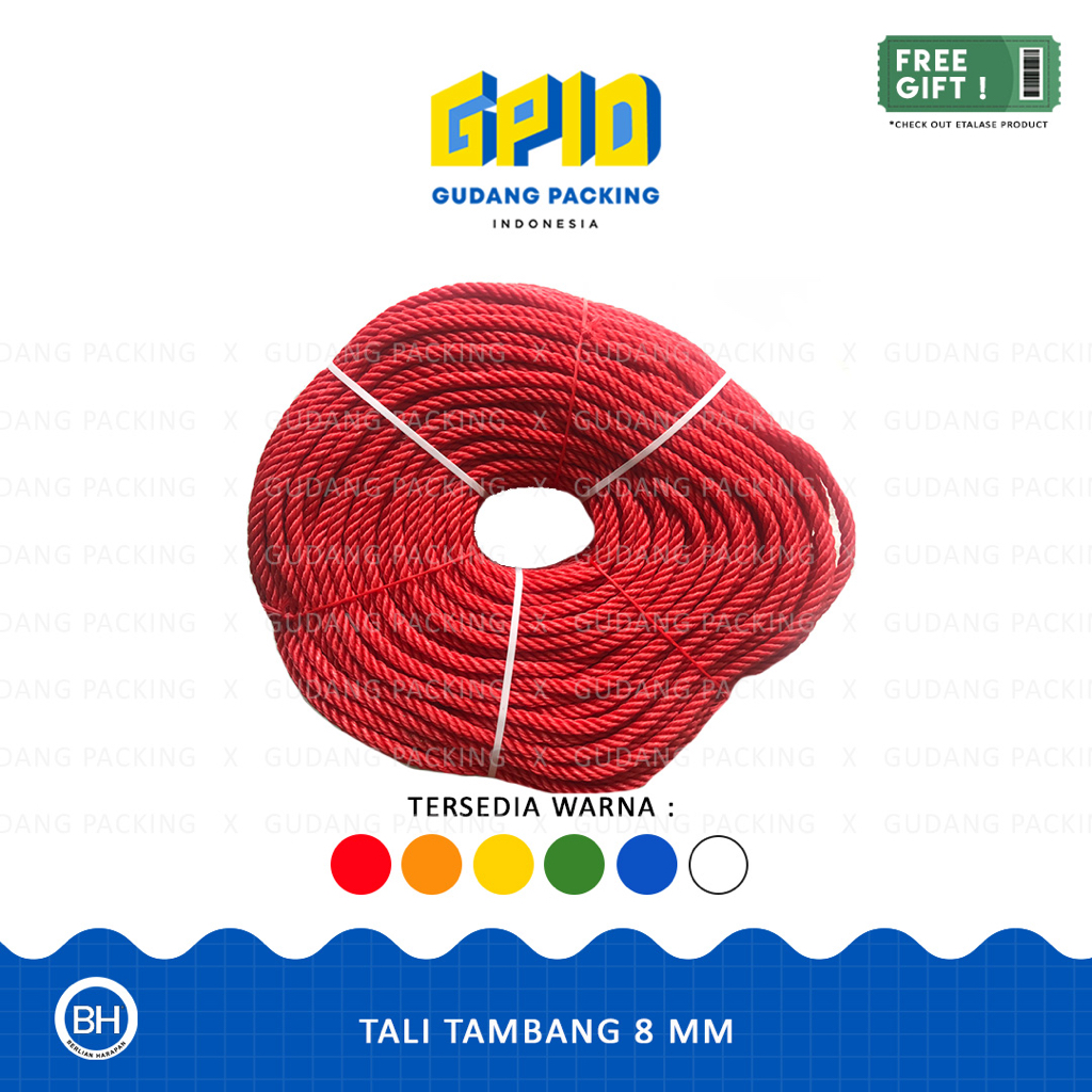 

Tali Tambang 8mm / 8 mm Super Quality