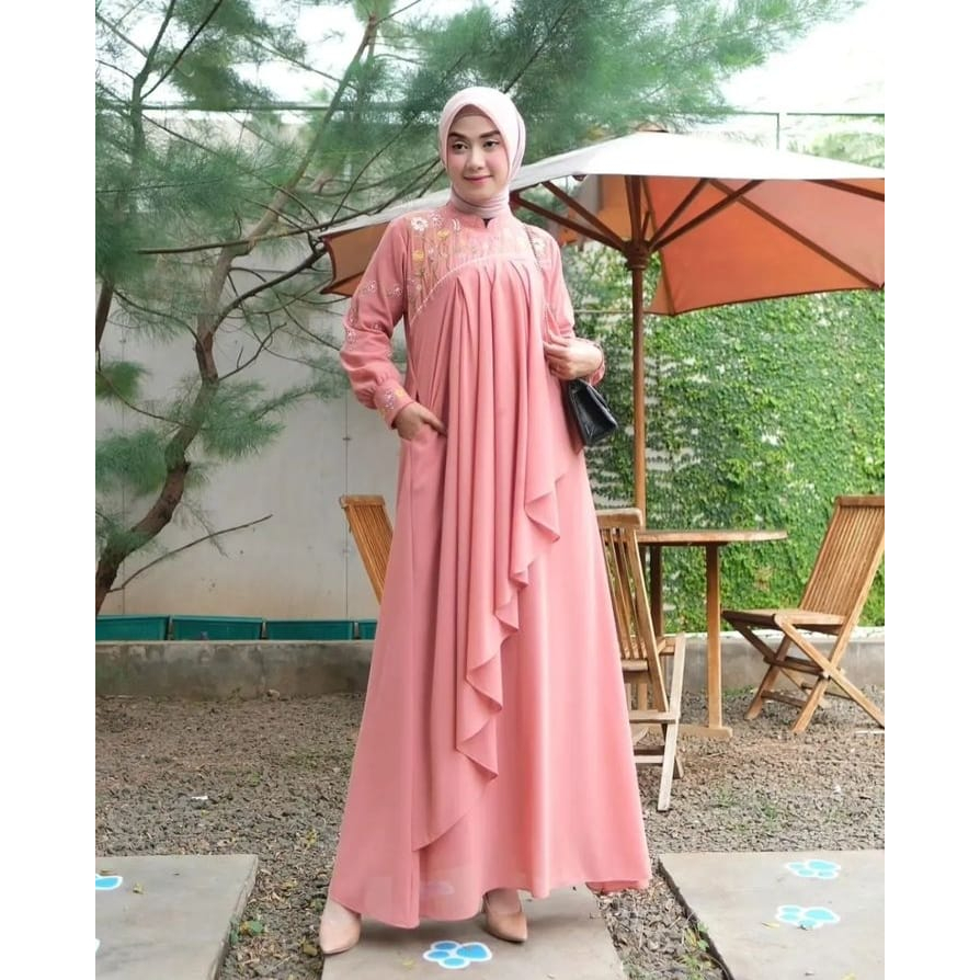 COD Agnia Dress Crincle Airflow Premium // Gamis Kondangan Wanita Terbaru 2023 // Dress Pesta Wanita Dewasa // Rinka Dress // Fashion Wanita Muslimah Kekinian // Gamis Wanita Jumbo Lengan Panjang // Outfit Wanita Remaja Termurah // Busana Muslim Wanita