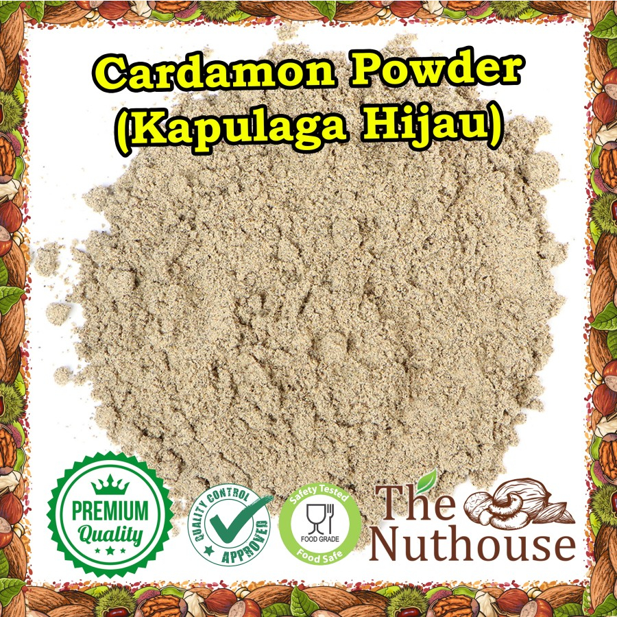 

Green Cardamom Powder / Bubuk Kapulaga Hijau Murni [Import] - 1kg / 500gr / 250gr / 100gr