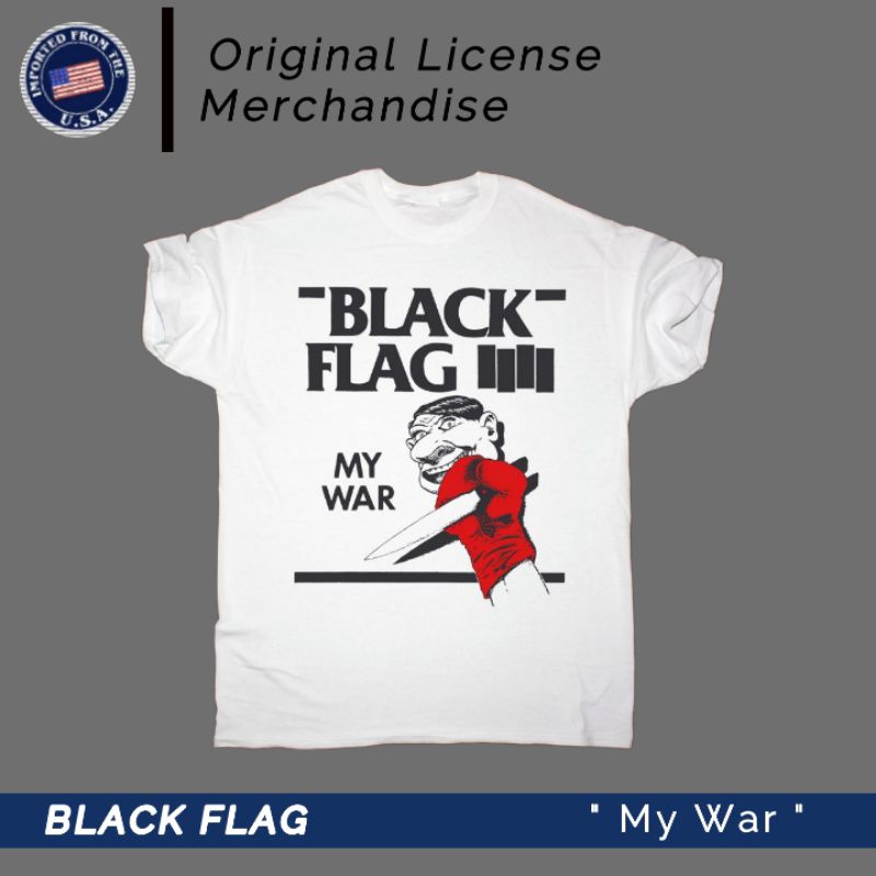 Kaos Tshirt Band Music Punk Rock Original Official Ori Black Flag BLACKFLAG