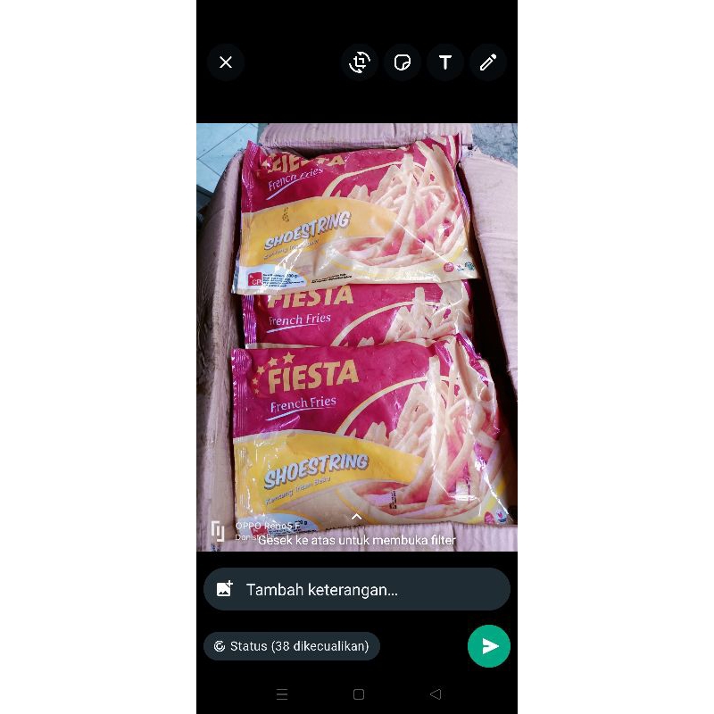 

FIESTA french fries/kentang siap goreng 500gr