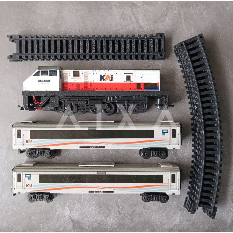 Kereta Api Indonesia Rangkaian Kereta Api Full Set