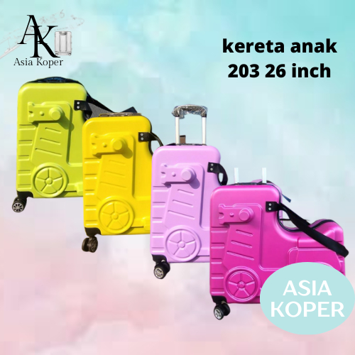 7.7 KOPER KERETA ANAK 203 26 INCH (TIDAK BISA MASUK KABIN) KOPER KARAKTER KOPER BAGASI