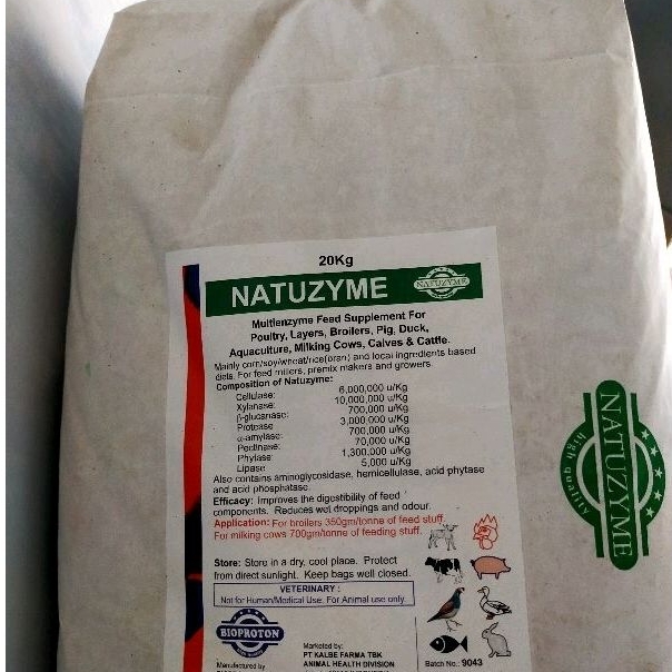 Enzim Multi Enzyme untuk ternak Natuzyme 20kg