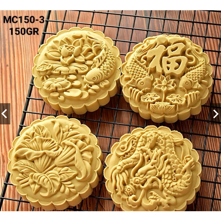 Cetakan Mooncake 150gr / Mooncake Mold / Cetakan Kue Bulan