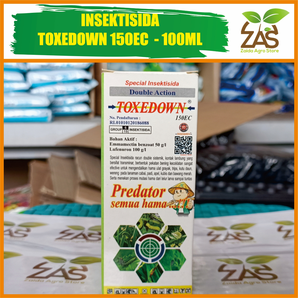 TOXEDOWN 150 EC - 100 ML - INSEKTISIDA - PREDATOR SEMUA HAMA