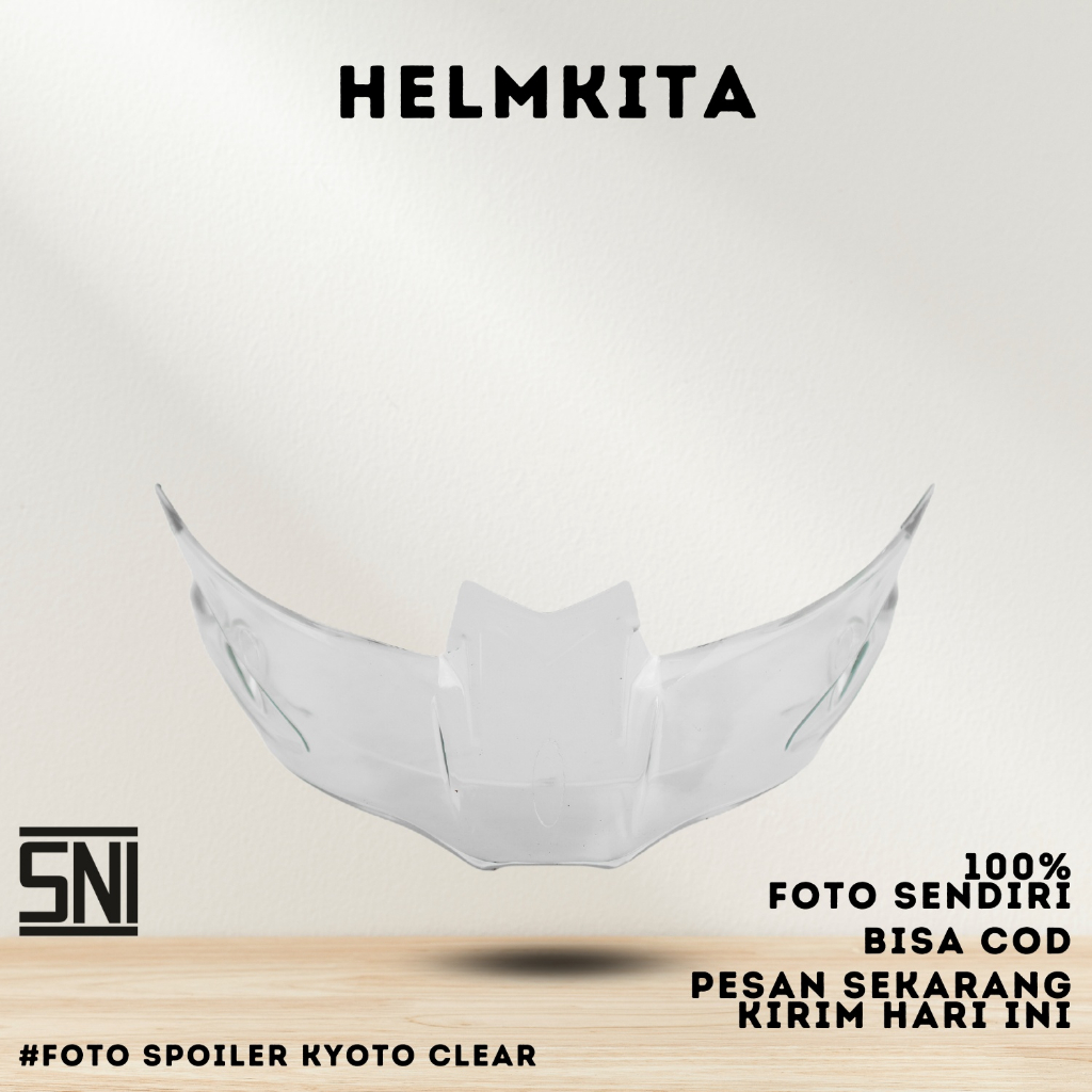 SPOILER UNTUK HELM KYT KYOTO G2 OPTIMAX ALV ULTRON R-SIX EAGLE