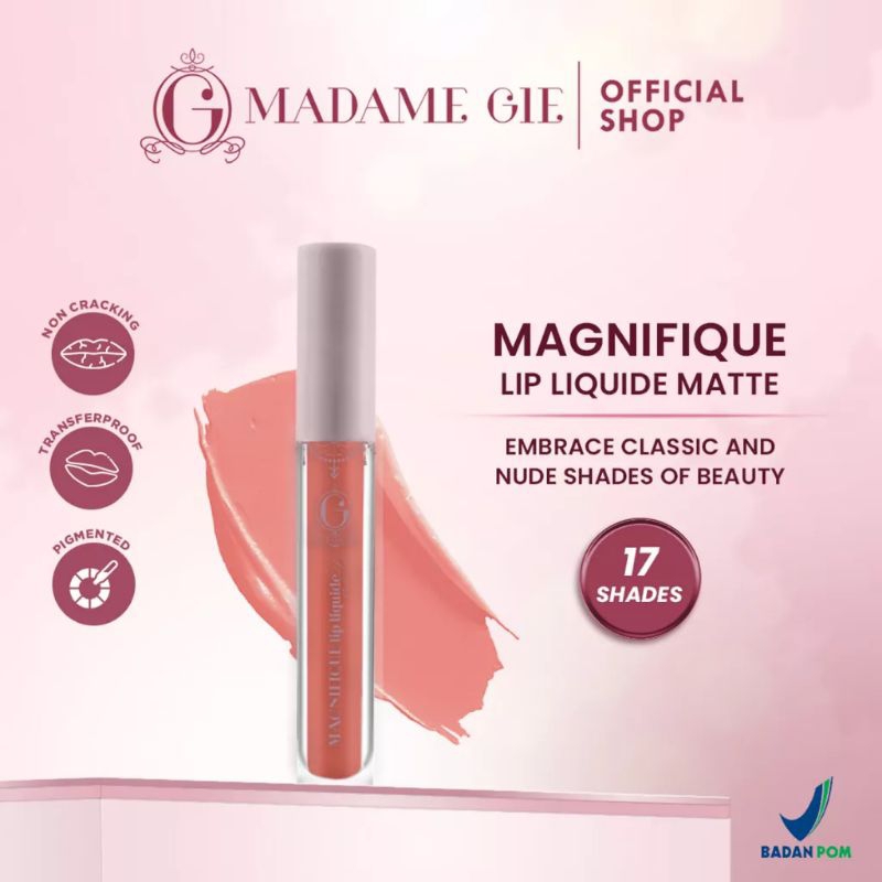 Lipstik madame gie magnifique lip matte