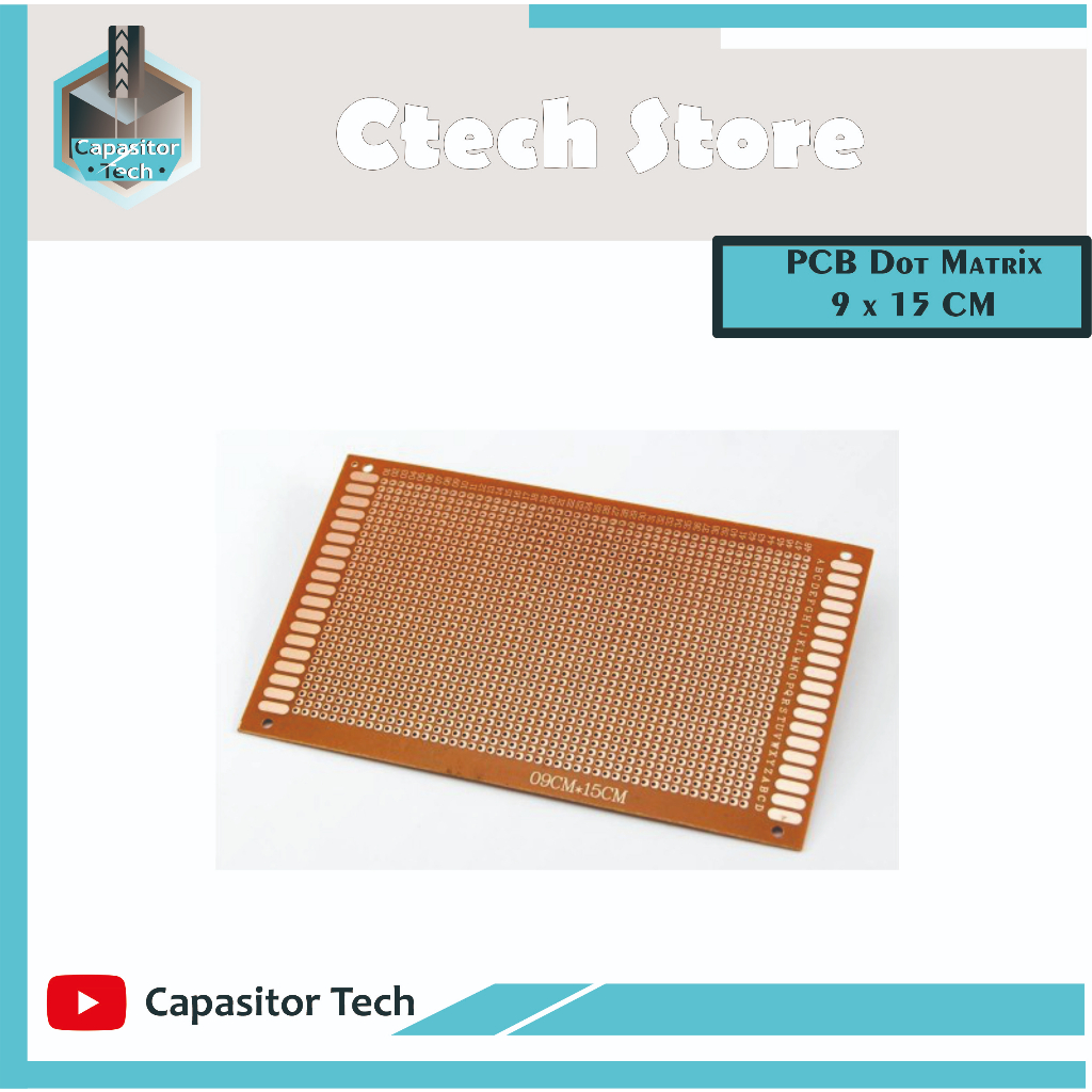 PCB dot Matrix Lubang Ukuran 9X15 9X15CM 9*15