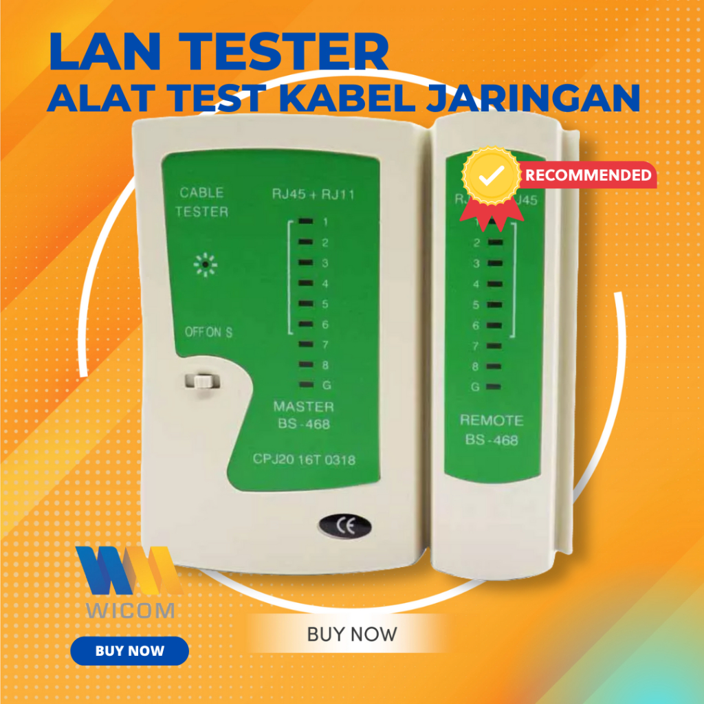 Lan Tester Alat Penguji Kabel Lan RJ45