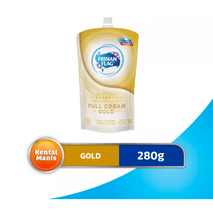 

KENTAL MANIS FRISIAN FLAG GOLD KEMASAN 280GRAM