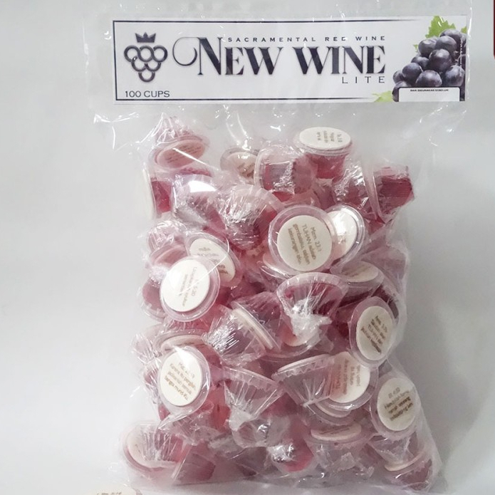 

Paket Anggur Perjamuan Kudus Lite + Hosti Ayat - isi 100