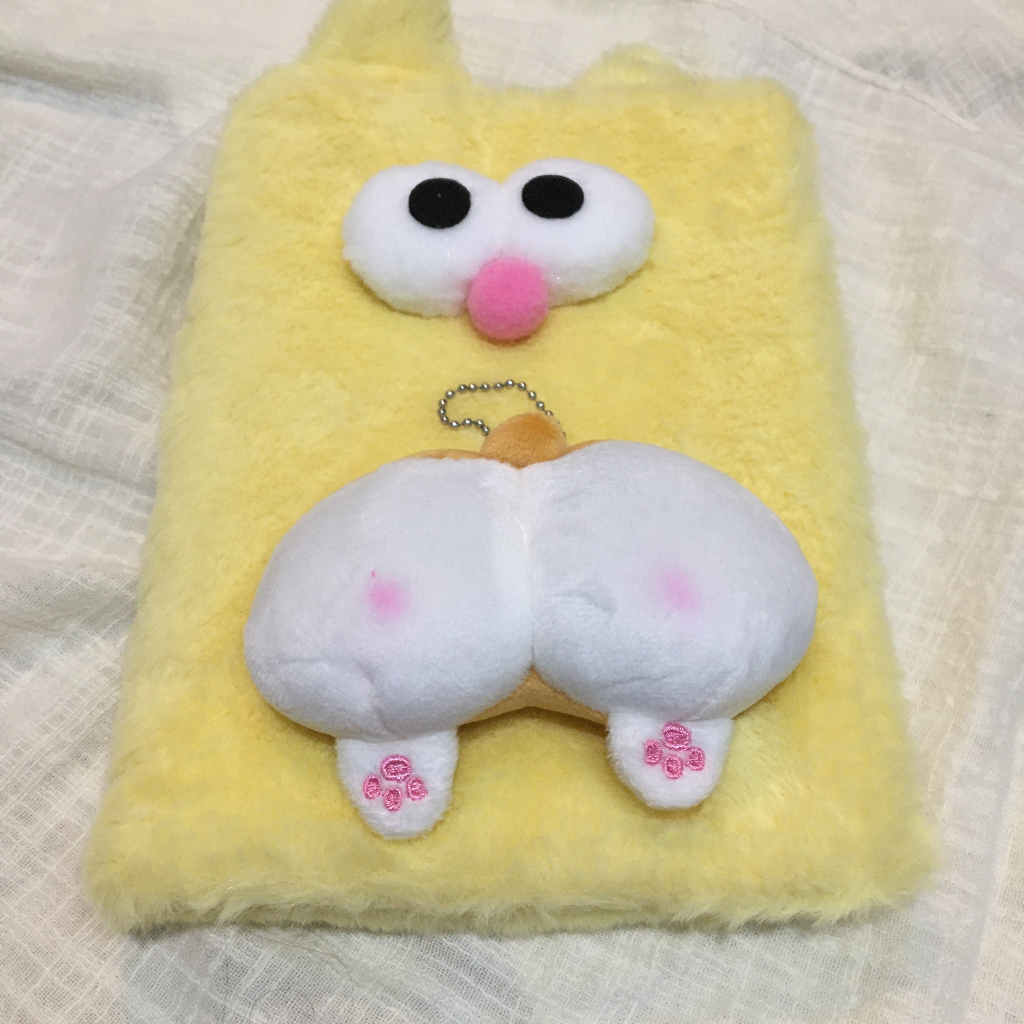 

MIKIREI Notebook Bulu Squishy Buku Agenda Animal 3D Buku Tulis Boneka Lucu | Diary Bulu Boneka | 80 sheets,Kawaii Mini Plush Notebook, Creative Cartoon Animal Notebook