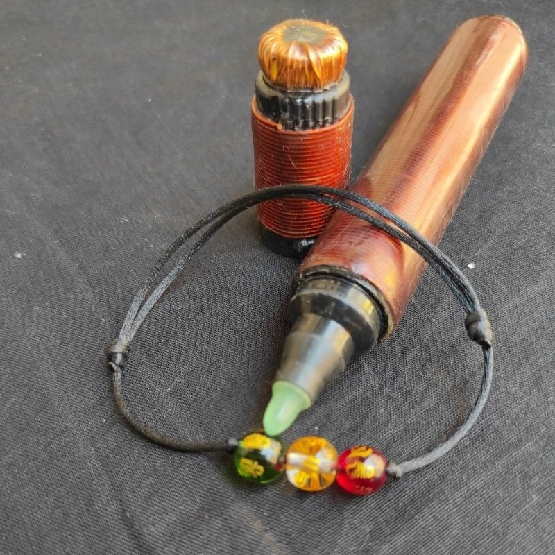 Tridatu Hitam gelang polos 3 cakra