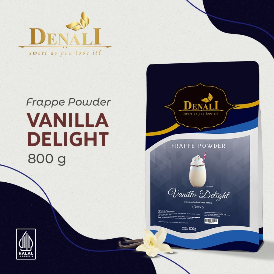 

Denali Vanilla Delight Frappe Powder / VANILLA DELIGHT POWDER DENALI 800 GRAM