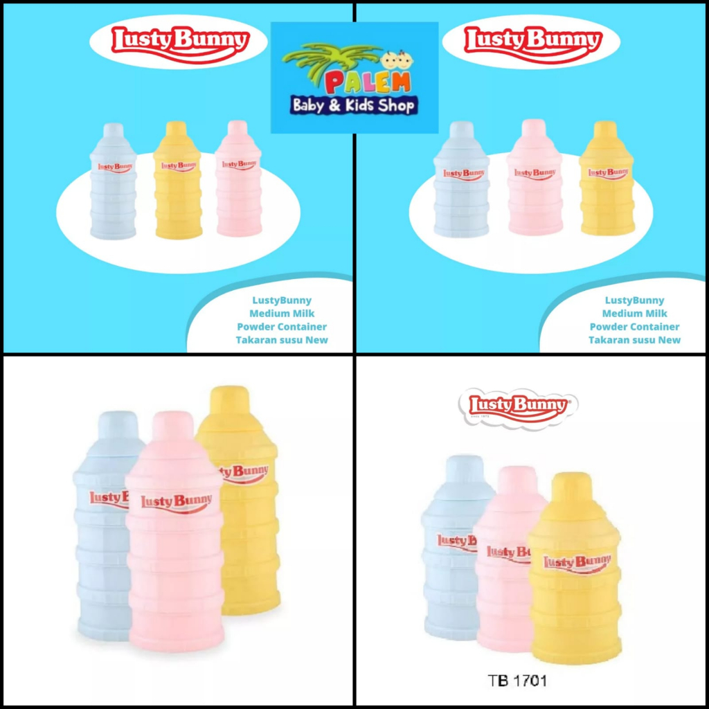 LUSTY BUNNY Milk Container - Takaran Susu 4 Susun Dan 3 Susun