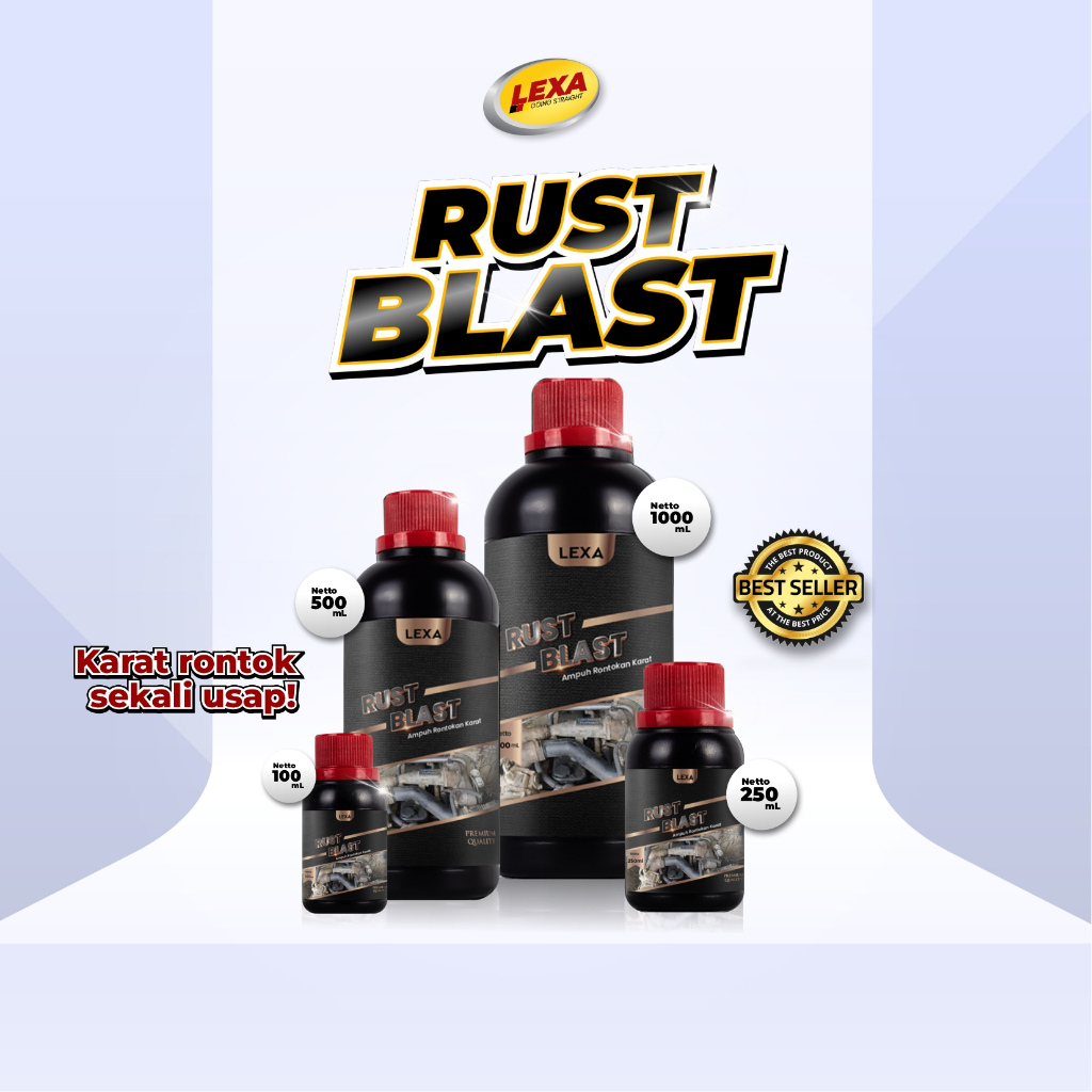 LEXA RUST REMOVER RUST BLAST PENGHILANG NODA KERAK DAN KARAT