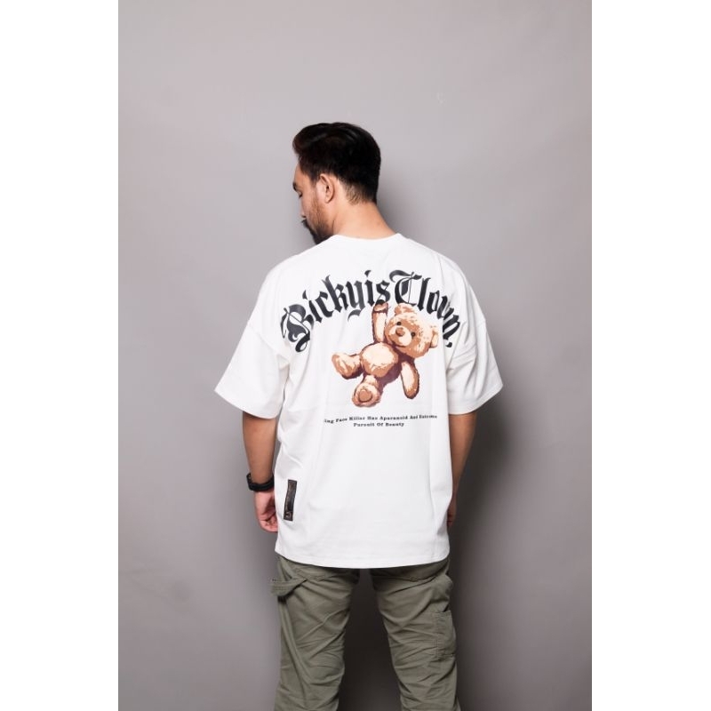 Ricky Is Clown GOTHIC BEAR WHITE