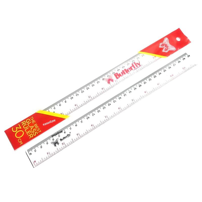 

Penggaris Butterfly Plastik Panjang 15 20 30 cm Busur Murah