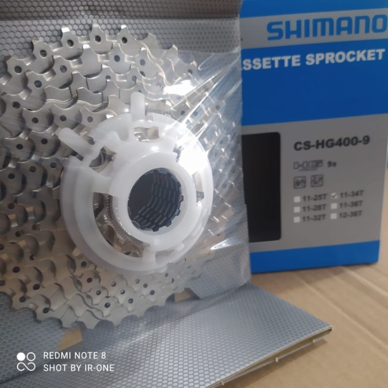 Sprocket shimano Sora Hg400-9speed 11-34t bisa untuk roadbike (sora) dan mtb