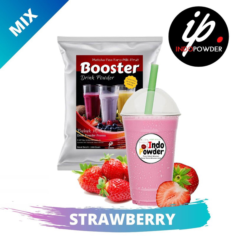 

Bubuk minuman strawbery 1kg / Strawberry powder / Bubuk minuman