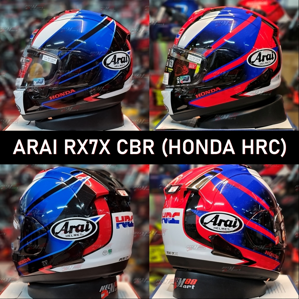 Arai RX-7X CBR Honda HRC - Helm ARAI Full Face Arai RX7X Original
