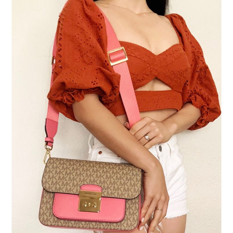 Murah MK Sloan Tea Rose Bag Messenger