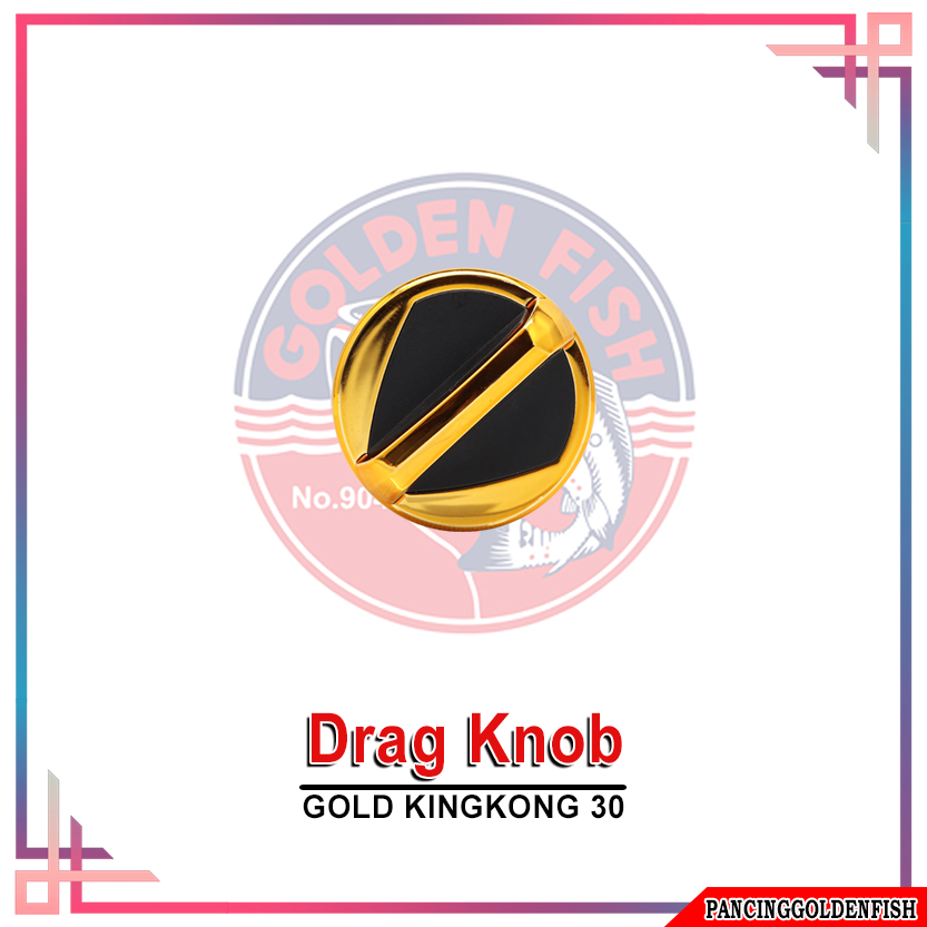 DRAG KNOB REEL GOLDENFISH GOLD KINGKONG